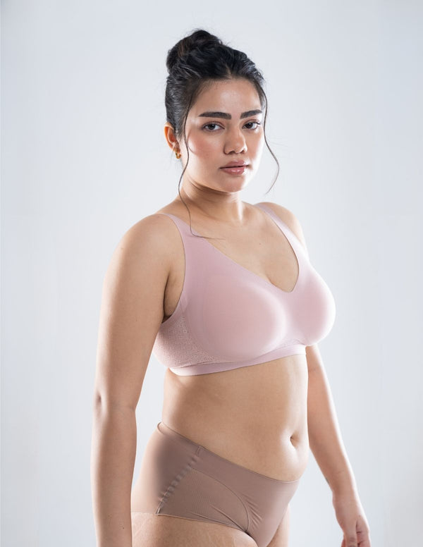 Lilia Lace Back T-shirt Bra
