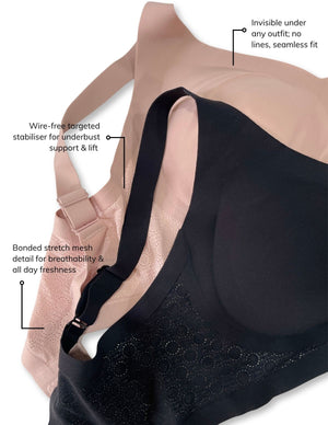 Lilia Lace Back T-shirt Bra