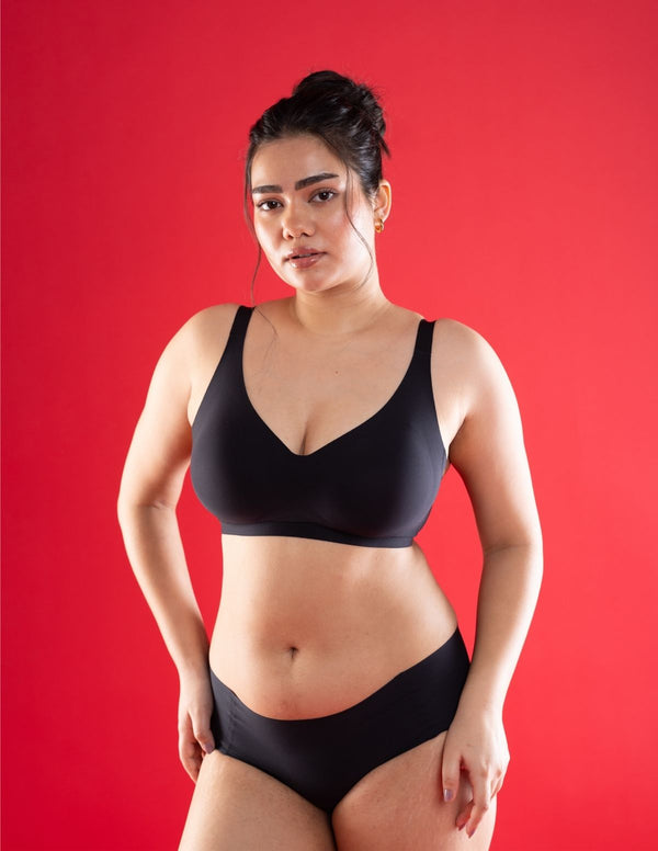 Lilia Lace Back T-shirt Bra