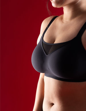 Aurora Mesh Neck Full Coverage Bra
