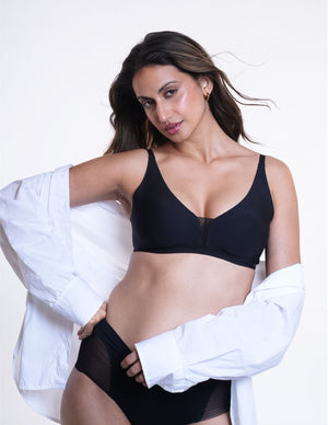 Etherea Mesh Detail Plunge Bra