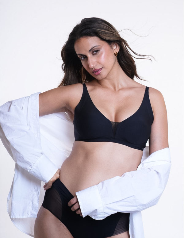 Etherea Mesh Detail Plunge Bra