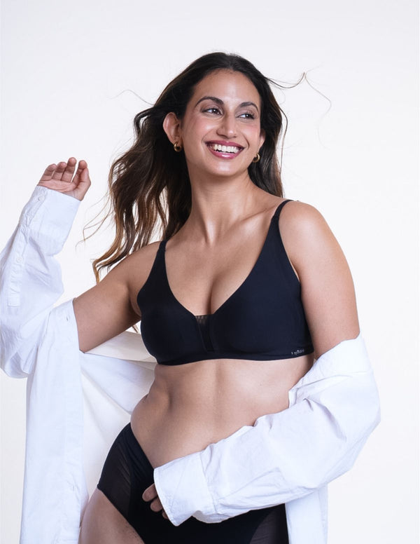 Etherea Mesh Detail Plunge Bra
