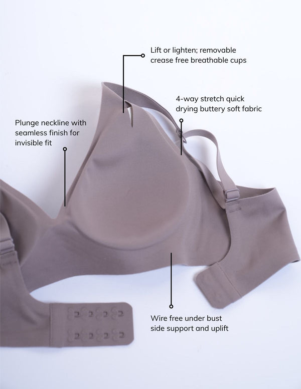 BarePlunge V Neckline Bra