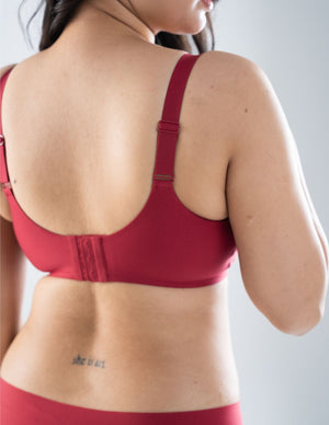 Aurora Mesh Neck Full Coverage Bra