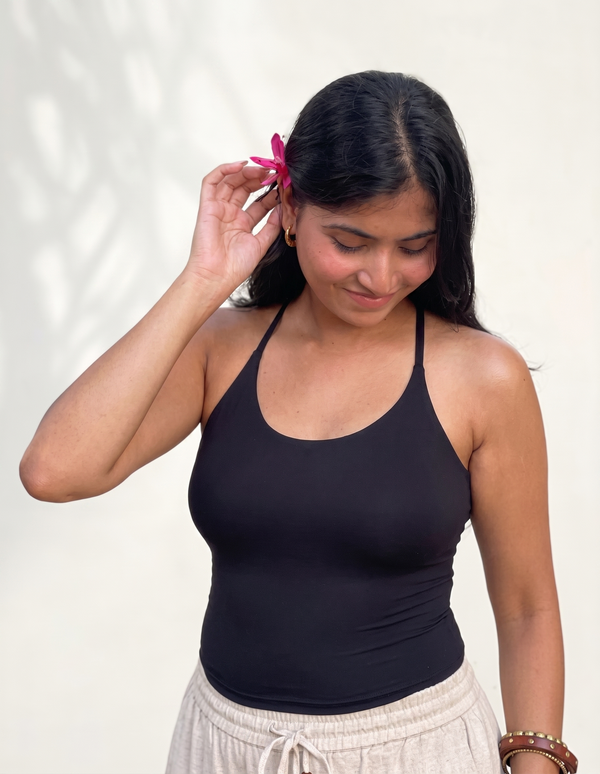 Linnea Seamless Shelf-Bra Camisole