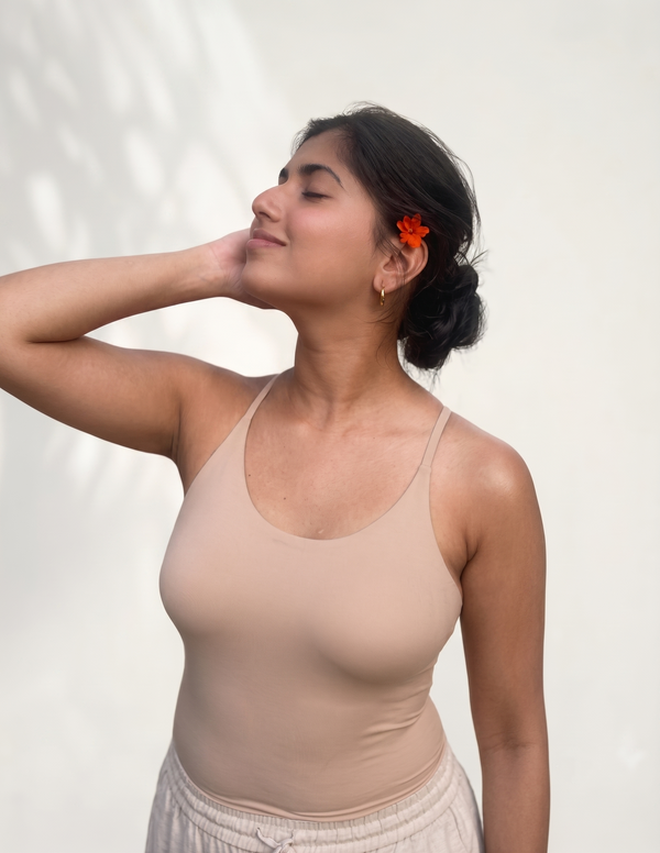 Linnea Seamless Shelf-Bra Camisole