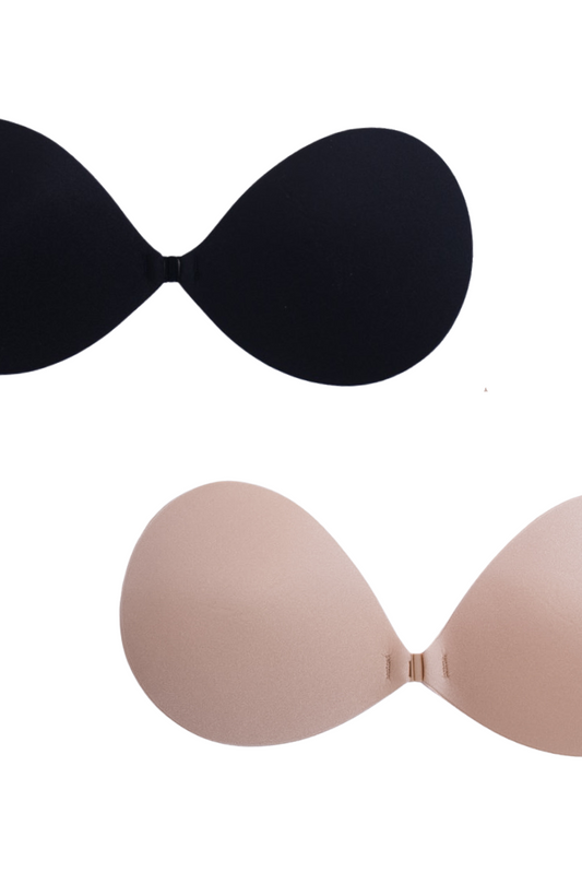 Go strapless with confidence! LayBareShop's stick-on bra offers lift, coverage & comfort under backless, strapless, or plunge outfits. Invisible, breathable & secure.