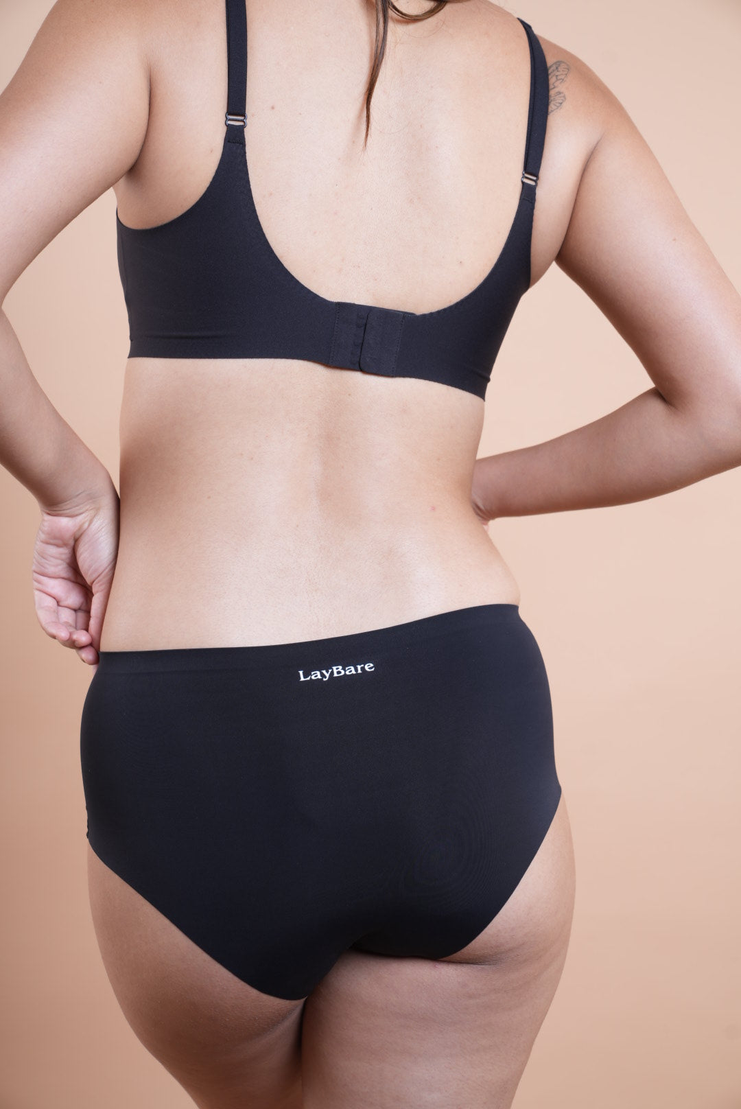 Upgrade your basics with LayBareShop Elevess—mid-waist, light shaping panty with mesh detail, cotton gusset, and a smooth, invisible finish for everyday confidence.