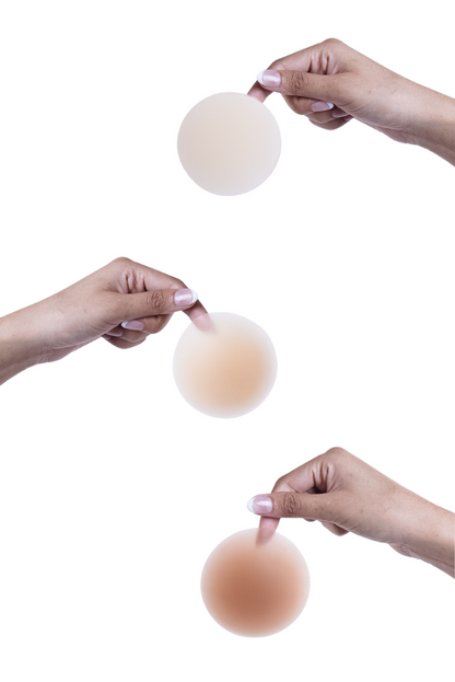 Not your regular nipple covers! LayBareShop' premium matte finish, skin-friendly & reusable—stay confident, strap-free, and invisible under any outfit, all day long.