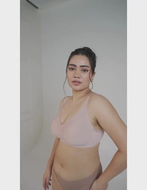 Lilia Lace Back T-shirt Bra