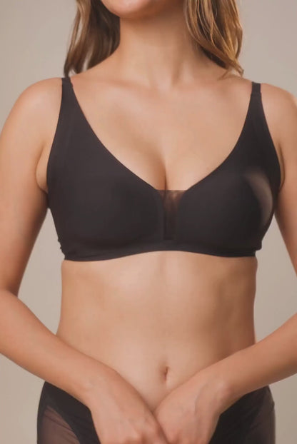 Etherea Mesh Detail Plunge Bra
